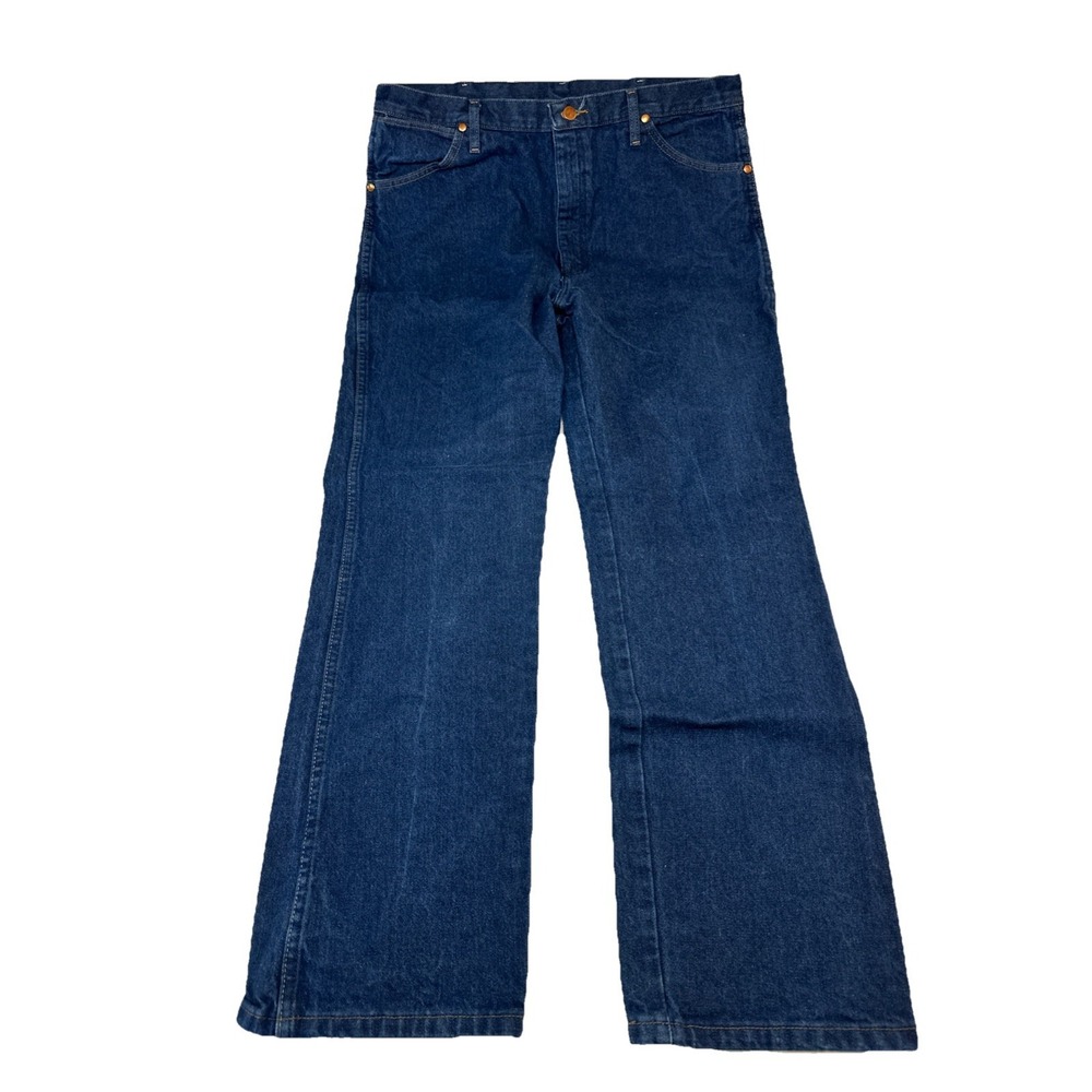Wrangler‎ Jeans Men's 38x32 Blue Denim Cowboy Cut Relaxed Fit Mid Rise Western